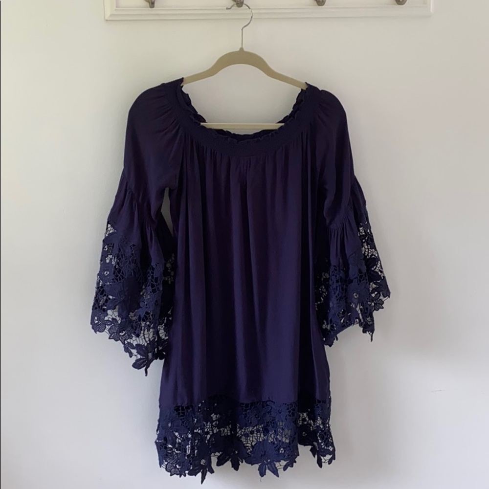 Off the shoulder tunic